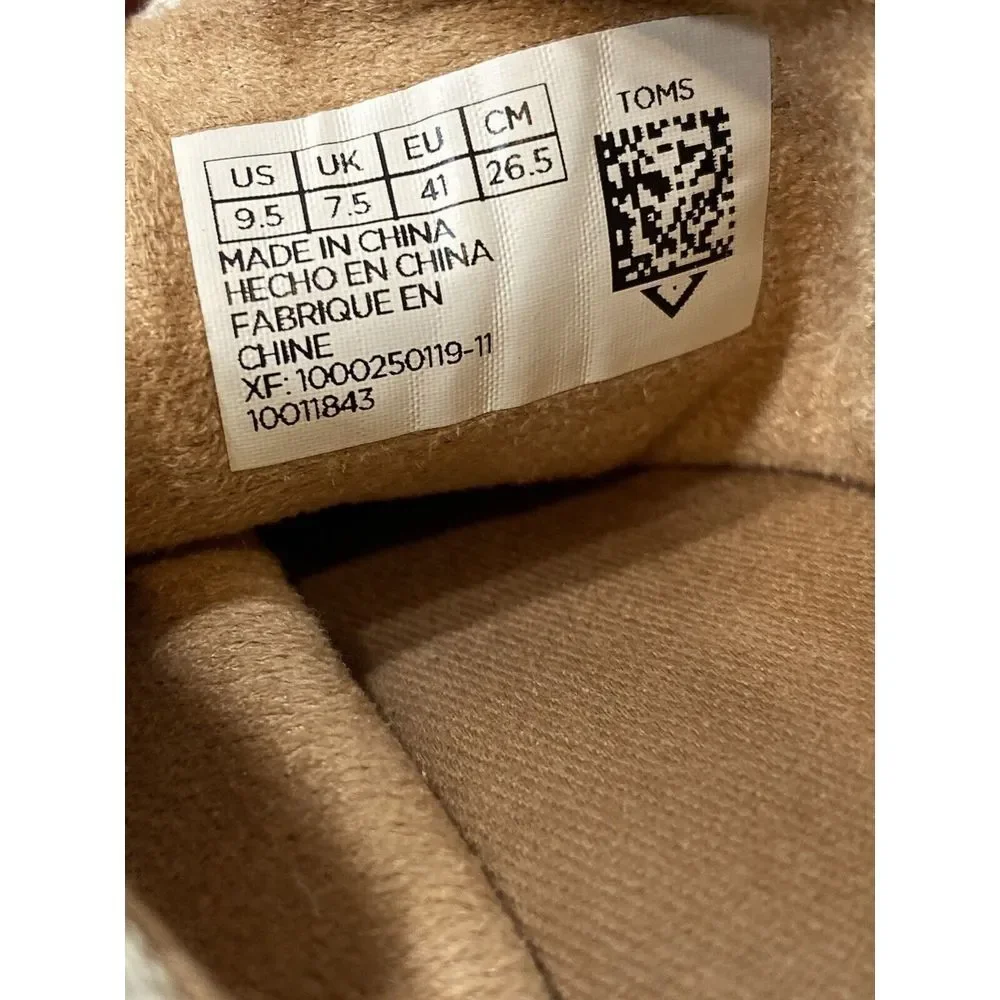 Toms Women's Monica Espadrille Wedge Open Toe Sandal Shoe‎ Casual Size 9.5W